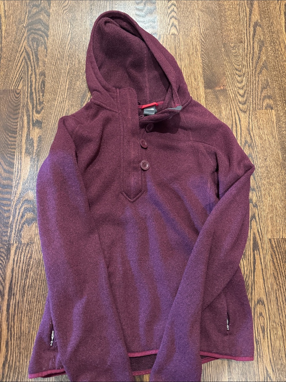 The North Face Women's Burgundy Hooded Pullover Sweater